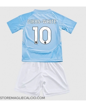 Nottingham Forest Morgan Gibbs-White #10 Maglia Gara Terza Repliche 2024-25 Bambino
